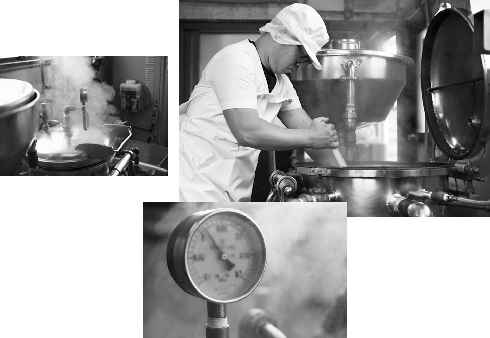 豆腐の製造作業画像